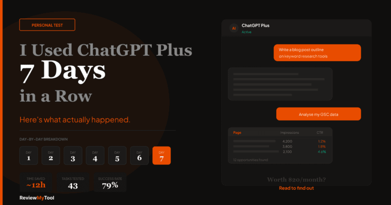 ChatGPT Plus for 7 Days Straight