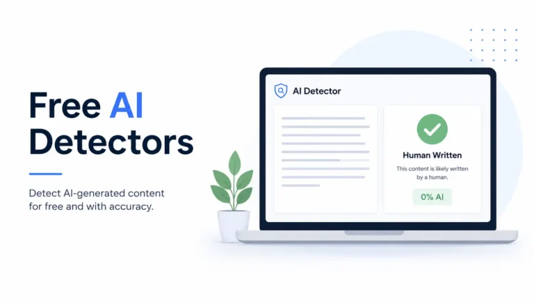 13 Free AI Detectors I Actually Tested in 2026